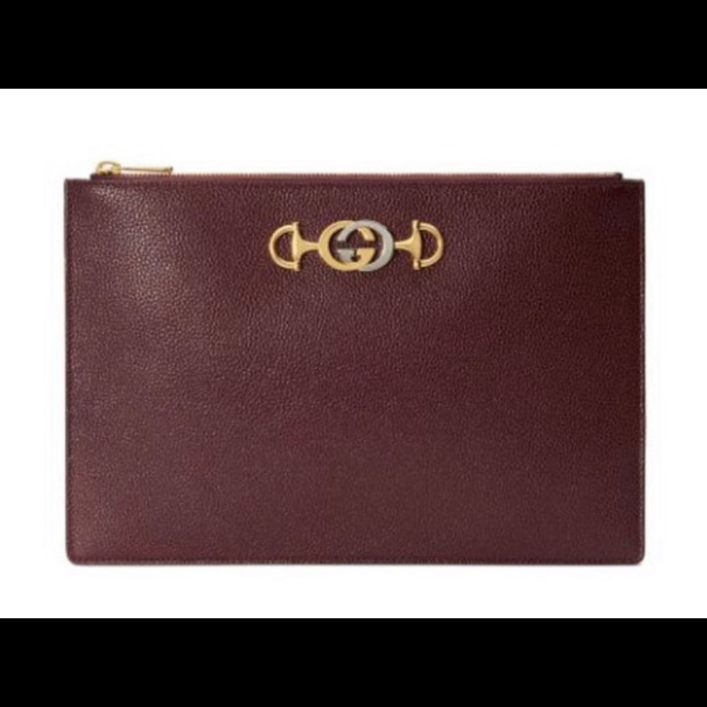 Gucci Zumi Pouch with assessment of authenticity.